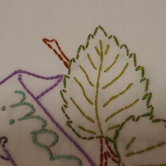 Vintage Hand Stitched Hawaii State Bird & Flower - Picture 8 of 16